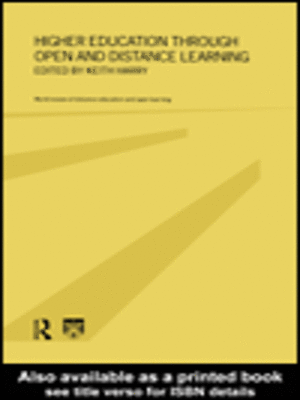 cover image of Higher Education Through Open and Distance Learning